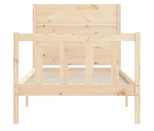 Voodiraam Peatsiga, Täispuit