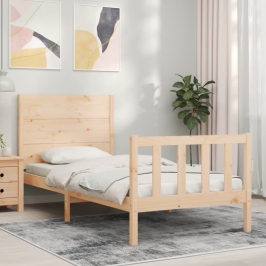 Voodiraam Ilma Madratsita, 90 X 200 cm Männipuit