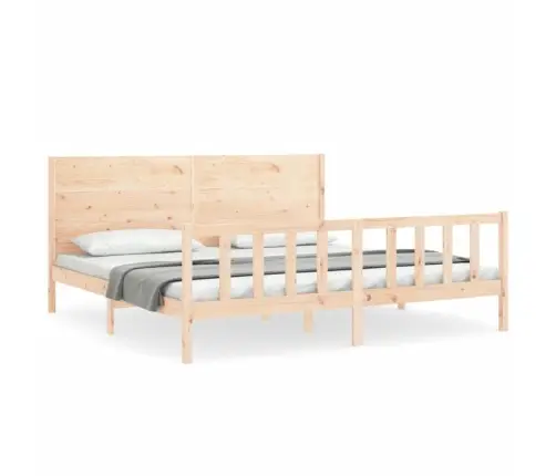 Gulta Bez Matrača, 200X200 Cm, Priedes Masīvkoks Vidaxl