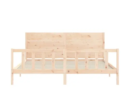 Gulta Bez Matrača, 200X200 Cm, Priedes Masīvkoks Vidaxl