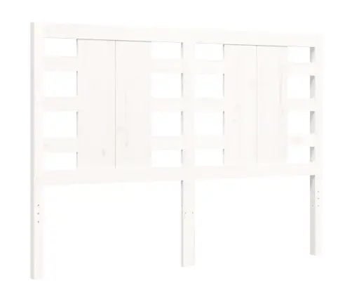 Voodiraam Peatsiga, Valge, Täispuit