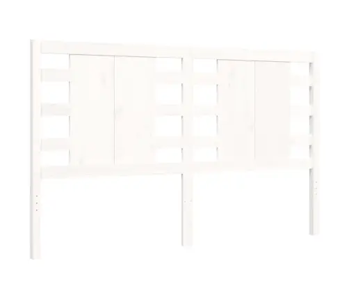 Voodiraam Peatsiga, Valge, Täispuit