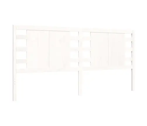 Voodiraam Ilma Madratsita, Valge, 200 X 200 cm Männipuit