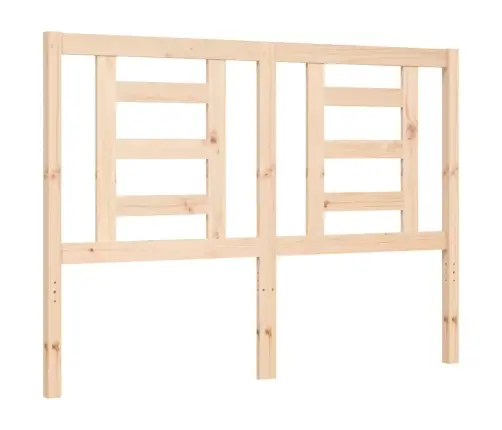 Gulta Bez Matrača, 140X190 Cm, Priedes Masīvkoks Vidaxl