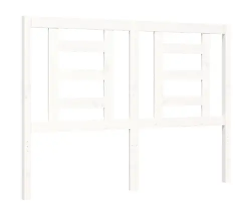 Gulta Bez Matrača, Balta, 120X200 Cm, Priedes Masīvkoks Vidaxl