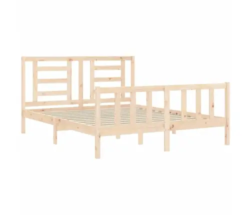 Lovos Rėmas Su Galvūgaliu, Medienos Masyvas, Didelis