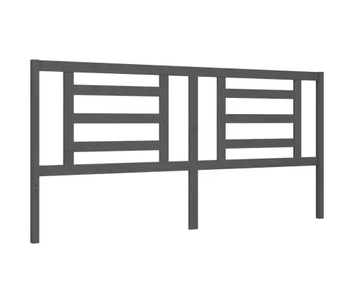 Voodiraam Peatsiga, Hall, 200 X 200 cm Täispuit