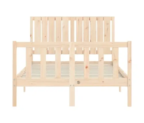 Gulta Bez Matrača, 120X200 Cm, Priedes Masīvkoks Vidaxl