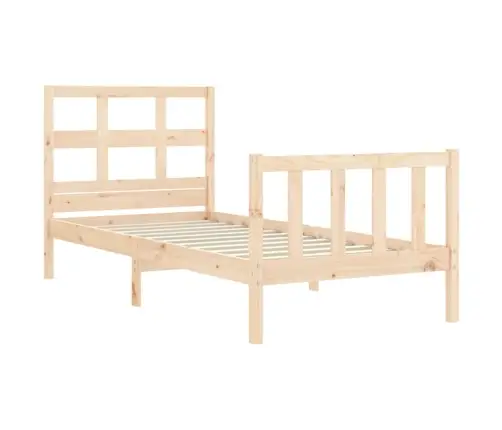 Gulta Bez Matrača, 90X200 Cm, Priedes Masīvkoks Vidaxl