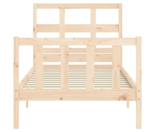 Gulta Bez Matrača, 90X200 Cm, Priedes Masīvkoks Vidaxl