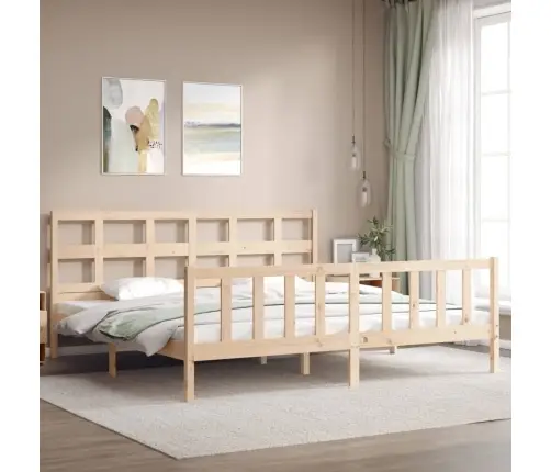 Gulta Bez Matrača, 200X200 Cm, Priedes Masīvkoks Vidaxl