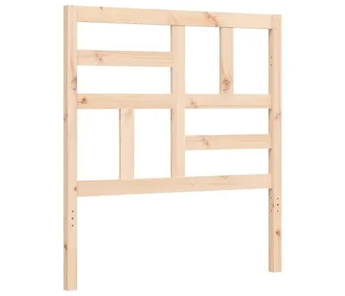 Gultas Rāmis Ar Galvgali, Vienvietīgs, Masīvkoks Vidaxl