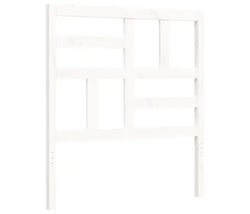 Voodiraam Peatsiga, Valge, Täispuit