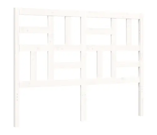 Gulta Bez Matrača, Balts, 140X190 Cm, Priedes Masīvkoks Vidaxl