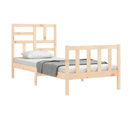 Gulta Bez Matrača, 100X200 Cm, Priedes Masīvkoks Vidaxl