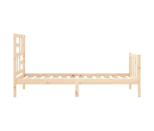 Gulta Bez Matrača, 100X200 Cm, Priedes Masīvkoks Vidaxl