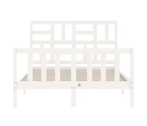 Lovos Rėmas Be Čiužinio, Baltas, 120X200cm Pušies Masyvas