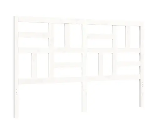 Voodiraam Peatsiga, Valge, Täispuit