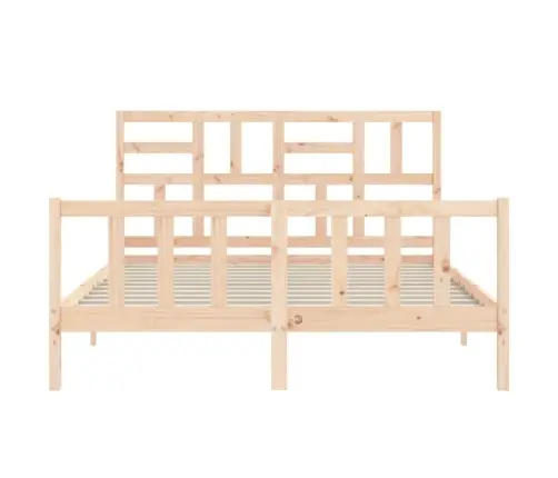 Lovos Rėmas Be Čiužinio, 160X200cm Pušies Medienos Masyvas