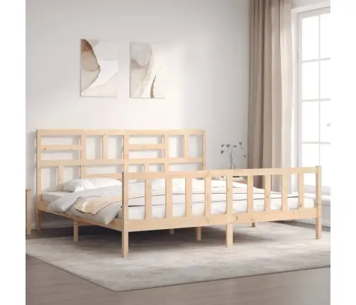 Lovos Rėmas Su Galvūgaliu, Medienos Masyvas, Itin Didelis