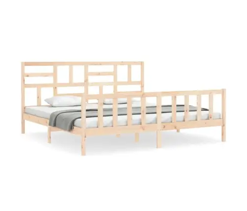 Voodiraam Ilma Madratsita, 200 X 200 cm Männipuit