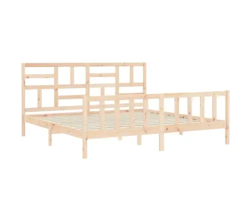 Voodiraam Ilma Madratsita, 200 X 200 cm Männipuit