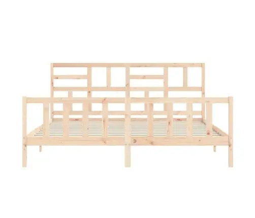 Voodiraam Ilma Madratsita, 200 X 200 cm Männipuit