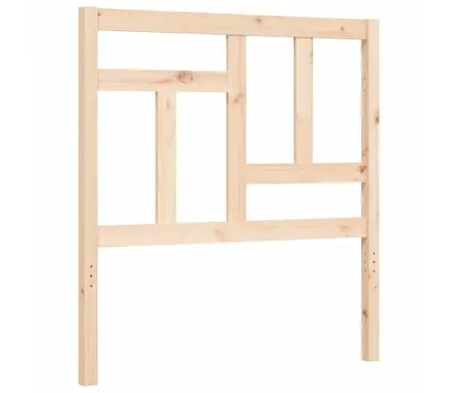 Lovos Rėmas Su Galvūgaliu, Medienos Masyvas, Vienvietis