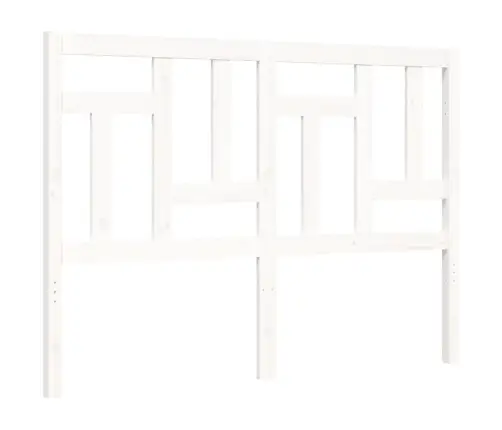 Voodiraam Peatsiga, Valge, Täispuit