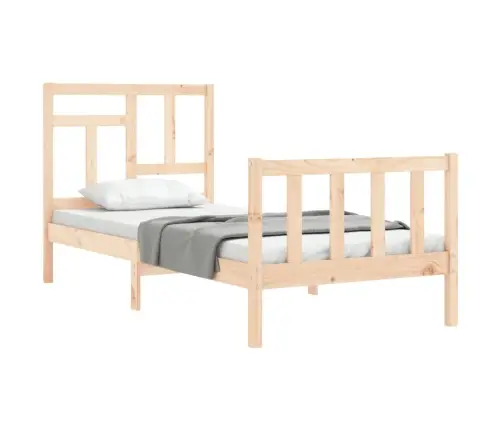 Gulta Bez Matrača, 90X200 Cm, Priedes Masīvkoks Vidaxl