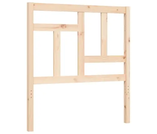 Gulta Bez Matrača, 90X200 Cm, Priedes Masīvkoks Vidaxl