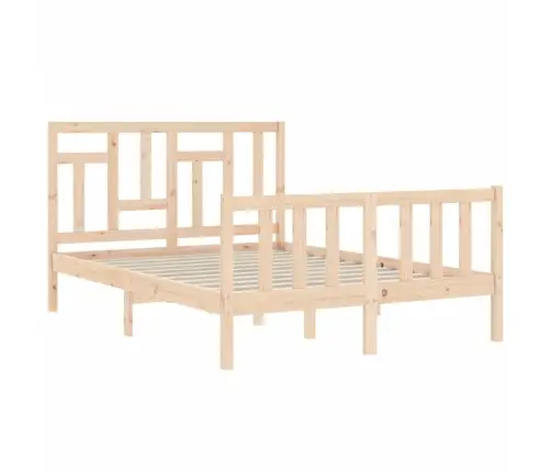 Gulta Bez Matrača, 140X200 Cm, Priedes Masīvkoks Vidaxl