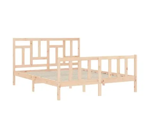 Lovos Rėmas Be Čiužinio, 160X200cm Pušies Medienos Masyvas
