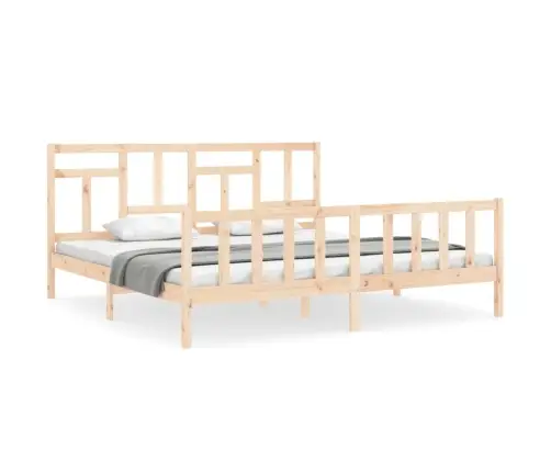 Gulta Bez Matrača, 200X200 Cm, Priedes Masīvkoks Vidaxl