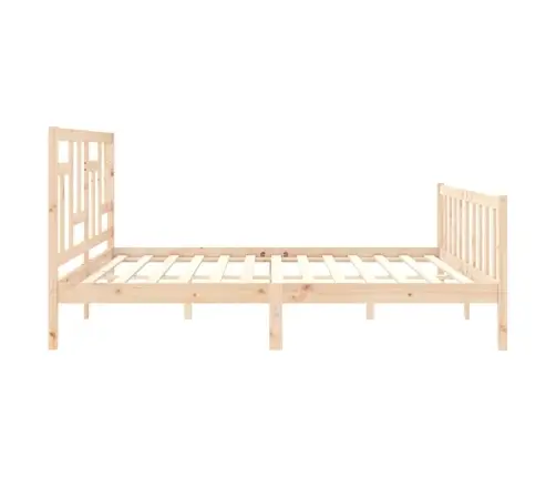 Gulta Bez Matrača, 200X200 Cm, Priedes Masīvkoks Vidaxl