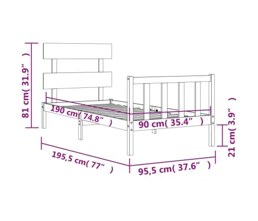Voodiraam Peatsiga, Täispuit