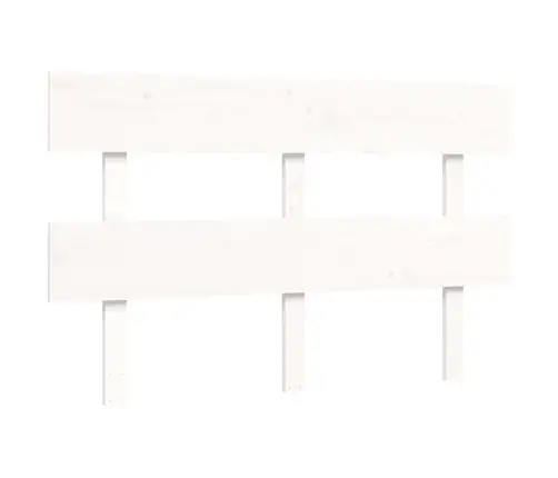 Voodi Ilma Madratsita, Valge, 120 X 200 cm Männipuit