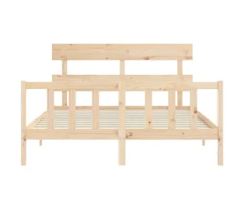 Gulta Bez Matrača, 160X200 Cm, Priedes Masīvkoks Vidaxl