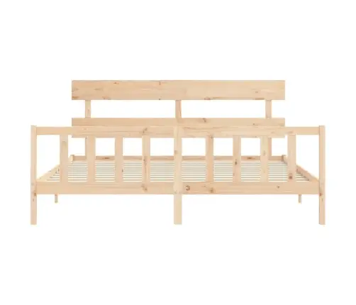 Voodiraam Ilma Madratsita, 200 X 200 cm Männipuit