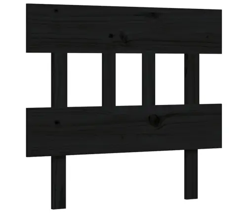 Voodiraam Peatsiga, Must, Täispuit