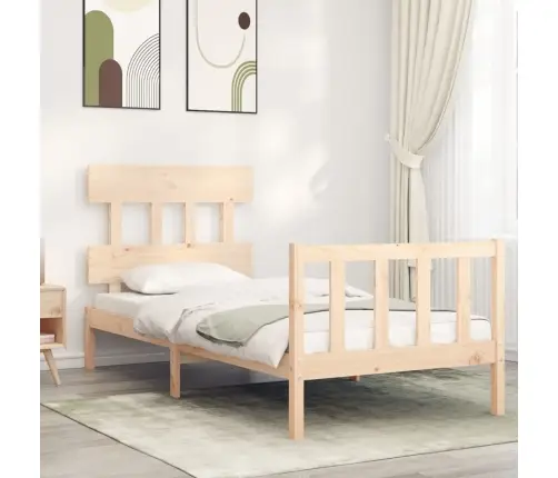 Gulta Bez Matrača, 90X200 Cm, Priedes Masīvkoks Vidaxl