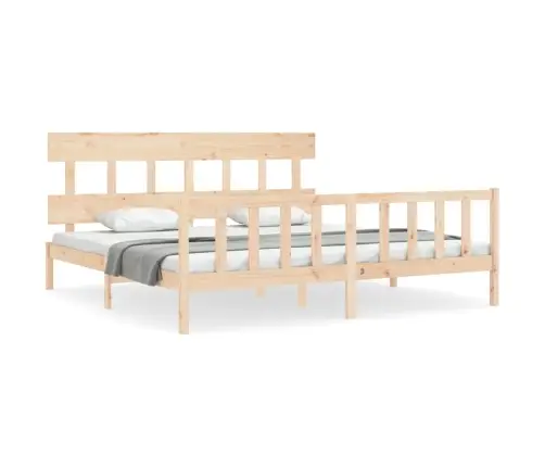 Lovos Rėmas Su Galvūgaliu, Medienos Masyvas, Itin Didelis