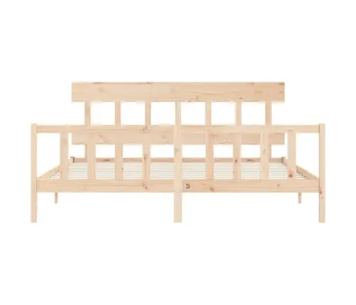 Gulta Bez Matrača, 200X200 Cm, Priedes Masīvkoks Vidaxl