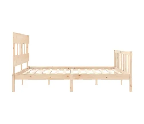 Gulta Bez Matrača, 200X200 Cm, Priedes Masīvkoks Vidaxl