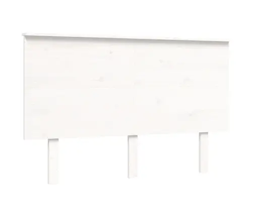 Gultas Rāmis Ar Galvgali, Balts, Divvietīgs, Masīvkoks Vidaxl