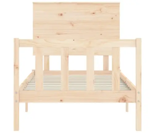 Gulta Bez Matrača, 100X200 Cm, Priedes Masīvkoks Vidaxl