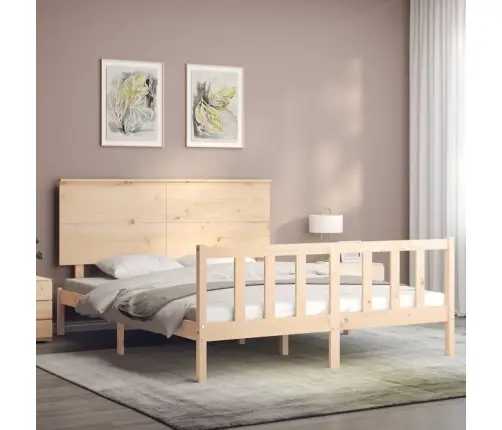 Voodiraam Peatsiga, Täispuit