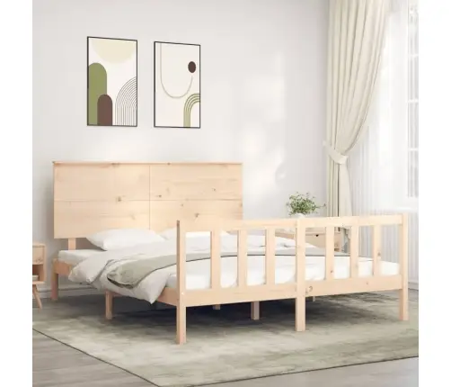 Voodiraam Peatsiga, Täispuit