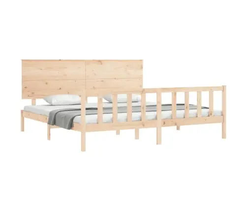 Gulta Bez Matrača, 200X200 Cm, Priedes Masīvkoks Vidaxl