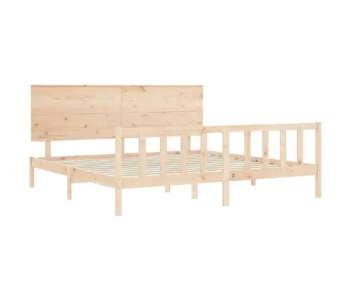 Gulta Bez Matrača, 200X200 Cm, Priedes Masīvkoks Vidaxl